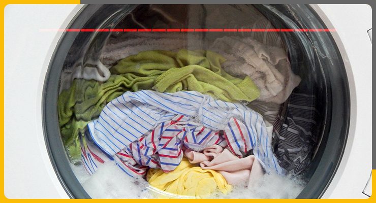حجم بالای لباس ها در لباسشویی