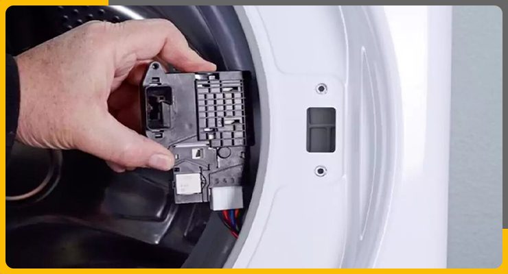 مشکل در میکروسوئیچ درب لباسشویی