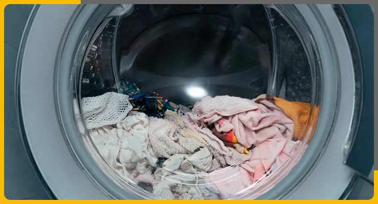 ماندن لباسها برای مدت طولانی در لباسشویی