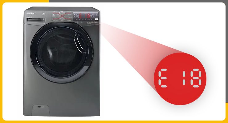 ارور E18 اختلال در فرکانس ورودی برد